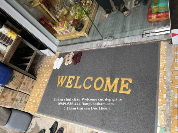 Thảm chùi chân welcome 800*600
